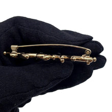 Load image into Gallery viewer, LOUIS VUITTON Brooch・LV Script GoldM03098 Metal
