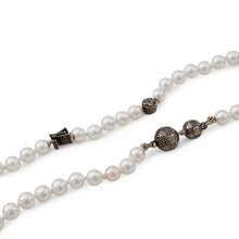 将图像加载到图库查看器中，LOUIS VUITTON ★Monogram Slim Pearl NecklaceM02235 Faux Pearl
