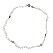 将图像加载到图库查看器中，LOUIS VUITTON Necklace・Monogram Slim PearlM02235 Faux Pearl
