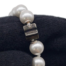 将图像加载到图库查看器中，LOUIS VUITTON Necklace・Monogram Slim PearlM02235 Faux Pearl
