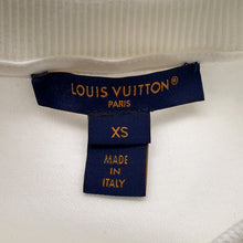 将图像加载到图库查看器中，LOUIS VUITTON Snap Sleeve Crop Top Shirt Size XS White1AFTR3 Cotton89% Nylon11% Metal
