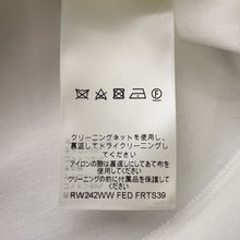 Load image into Gallery viewer, LOUIS VUITTON ★Snap sleeve crop top shirt Size XS White1AFTR3 Cotton89% Nylon11% Metal
