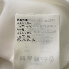 将图像加载到图库查看器中，LOUIS VUITTON Snap Sleeve Crop Top Shirt Size XS White1AFTR3 Cotton89% Nylon11% Metal
