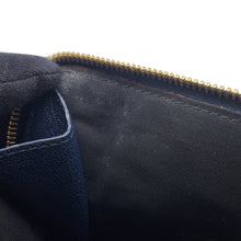 Load image into Gallery viewer, BALENCIAGA Metal Edge Clutch Bag Navy390186 Goatskin Leather
