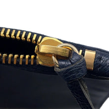 Load image into Gallery viewer, BALENCIAGA Metal Edge Clutch Bag Navy390186 Goatskin Leather
