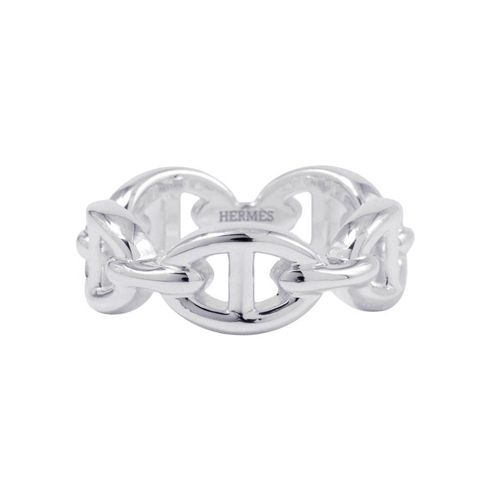 HERMES Chaine d'Ancre Anchene Ring Size PM/50/#10 SV925