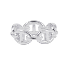 将图像加载到图库查看器中，HERMES Chaine d&#39;Ancre Anchene Ring Size PM/50/#10 SV925
