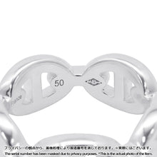 将图像加载到图库查看器中，HERMES Chaine d&#39;Ancre Anchene Ring Size PM/50/#10 SV925
