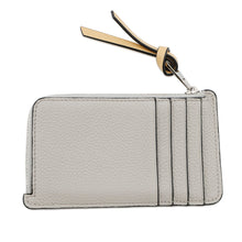 Load image into Gallery viewer, LOEWE Coin purse coin card holder Shell Gray/EucalyptusC660Z40X07 Soft Grained Calf Leather
