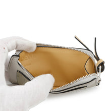 Load image into Gallery viewer, LOEWE Coin purse coin card holder Shell Gray/EucalyptusC660Z40X07 Soft Grained Calf Leather
