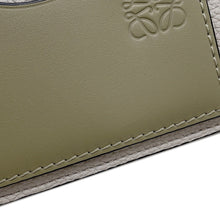 Load image into Gallery viewer, LOEWE Coin purse coin card holder Shell Gray/EucalyptusC660Z40X07 Soft Grained Calf Leather
