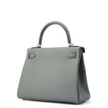 将图像加载到图库查看器中，HERMES Kelly Retourne Vert Amand Evercolor Size 28
