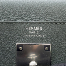 将图像加载到图库查看器中，HERMES Kelly Retourne Vert Amand Evercolor Size 28
