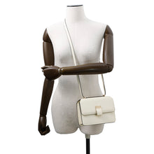 将图像加载到图库查看器中，Valextra Noro Shoulder WhiteWBNL0065028LOC99 Soft Calf Leather Size Small

