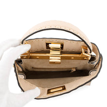 将图像加载到图库查看器中，FENDI Peekaboo Selleria Jasmin Flower8BN244 Leather Size Mini
