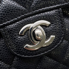 Load image into Gallery viewer, CHANEL Matelasse ChainShoulder Bag BlackA01113 Caviar Leather Size 23
