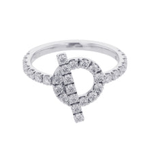 将图像加载到图库查看器中，HERMES Ring 《Finesse》 Size 53/#13H219610B 00053 18K White Gold
