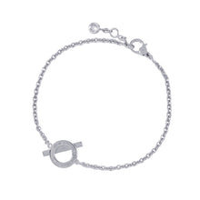 将图像加载到图库查看器中，HERMES Finesse Bracelet Size STH219410B 00ST 18K White Gold
