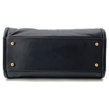 将图像加载到图库查看器中，CHANEL Deauville 2-Way Shopping Bag BlackAS3257 Lambskin Size Small
