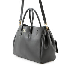 Load image into Gallery viewer, BALENCIAGA Bel Air Carryall Black812545 Smooth Calf Leather Size Small

