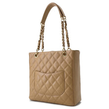 Load image into Gallery viewer, CHANEL PST ChainTote Bag BeigeA50994 Caviar Leather
