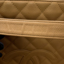 将图像加载到图库查看器中，CHANEL PST ChainTote Bag BeigeA50994 Caviar Leather
