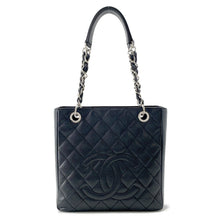 Load image into Gallery viewer, CHANEL PST ChainTote Bag BlackA50994 Caviar Leather
