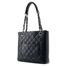将图像加载到图库查看器中，CHANEL PST ChainTote Bag BlackA50994 Caviar Leather
