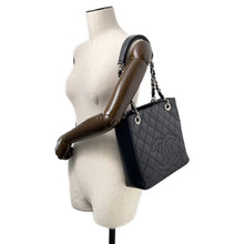 Load image into Gallery viewer, CHANEL PST ChainTote Bag BlackA50994 Caviar Leather

