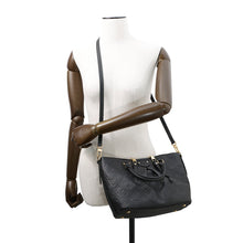 将图像加载到图库查看器中，LOUIS VUITTON Mazarine NoirM50639 Monogram Empreinte Leather Size PM
