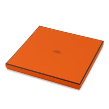 将图像加载到图库查看器中，HERMES Carre CA DECOIFFE Sa Decowaf Size 90 White/Gris/Orange Silk100%
