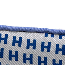 Load image into Gallery viewer, HERMES Carre Phantom Horse Size 70 White/Marine/Orange Silk100%
