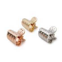 将图像加载到图库查看器中，LOUIS VUITTON Accessories Shubu Nanogram Hair Clip Gold/Pink Gold/SilverM68940 Metal Size PM

