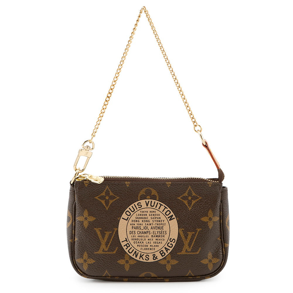 LOUIS VUITTON Mini Pochette Accessoires T&B BrownM60153 Monogram