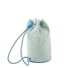 将图像加载到图库查看器中，HERMES Epope Duffle Bag Green/Blue Wool 100%
