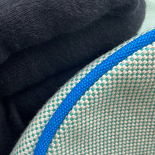 将图像加载到图库查看器中，HERMES Epope Duffle Bag Green/Blue Wool 100%
