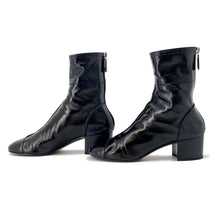 将图像加载到图库查看器中，CHANEL short boots BlackG34327 Leather Size 37C
