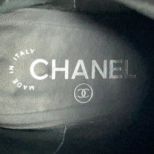 将图像加载到图库查看器中，CHANEL short boots BlackG34327 Leather Size 37C
