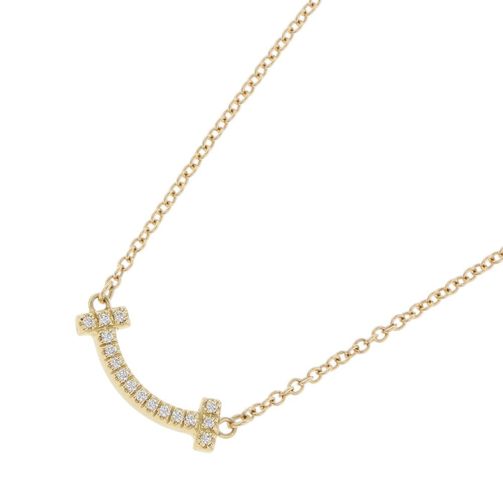 TIFFANY&Co. T Smile Pendant Size Mini62617683 18K Yellow Gold