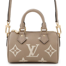 Load image into Gallery viewer, LOUIS VUITTON Nano Speedy TourterelleGrayM82890 Monogram Empreinte Leather Size Nano
