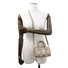 将图像加载到图库查看器中，LOUIS VUITTON Nano Speedy TourterelleGrayM82890 Monogram Empreinte Leather Size Nano
