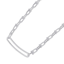 将图像加载到图库查看器中，TIFFANY&amp;Co. Hardware Link Necklace63357898 SV925
