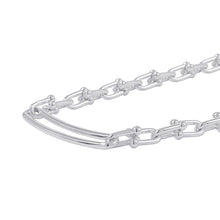 将图像加载到图库查看器中，TIFFANY&amp;Co. Hardware Link Necklace63357898 SV925
