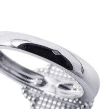 Load image into Gallery viewer, Van Cleef &amp; Arpels Vintage Alhambra Guilloche Size 49/#9VCARP9XI49 18K White Gold
