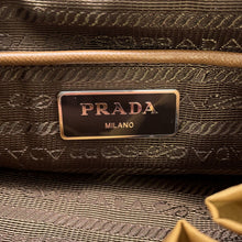 将图像加载到图库查看器中，PRADA Backpack Gold/Brown1BZ032 Nylon
