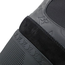 Load image into Gallery viewer, LOUIS VUITTON Laureate Boots Black1AC7W0 Monogram Empreinte Leather Suede Size 38
