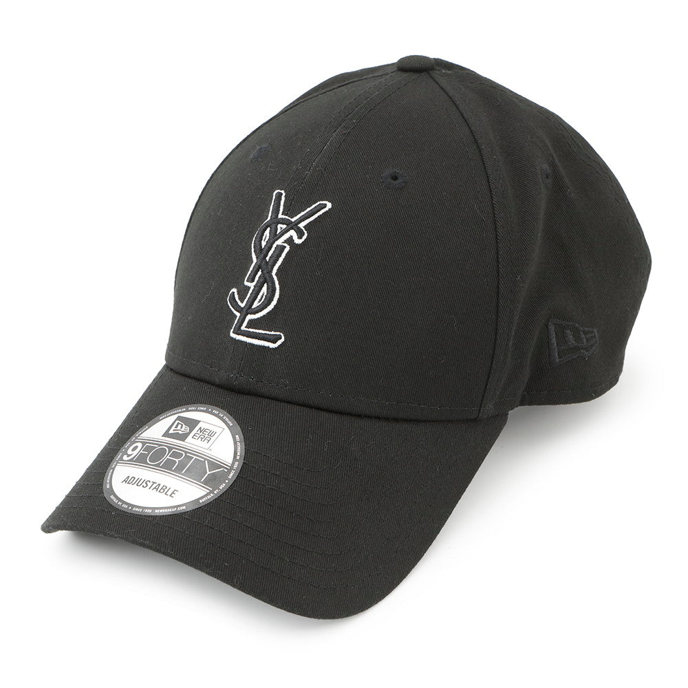 SAINT LAURENT PARIS New Era YSL Monogram Cap Black687687 Cotton100%