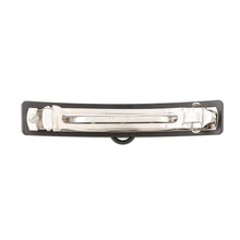 将图像加载到图库查看器中，HERMES Barrette Caprice So Black Black Aluminum
