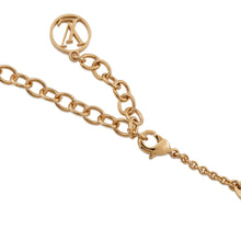 将图像加载到图库查看器中，LOUIS VUITTON Essential V Necklace GoldM00857 Metal
