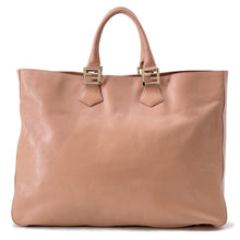 将图像加载到图库查看器中，FENDI Tote Bag Pink8BN184 Leather
